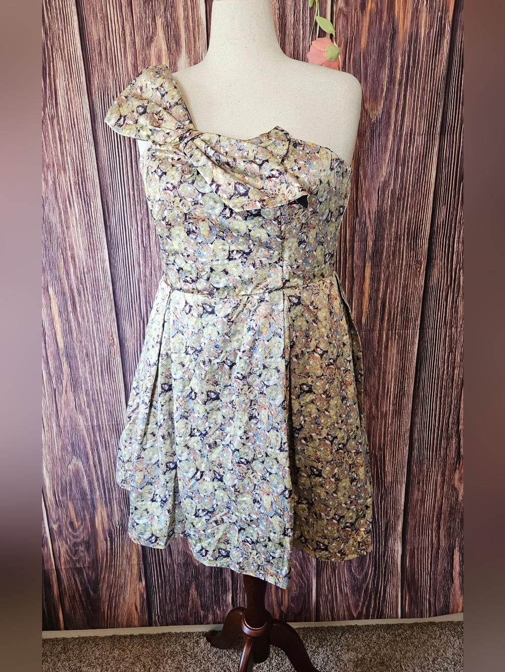 Kate Young for Target Gem City Bow Front Mini Dress Size 16